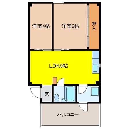 ハヤシビルの物件間取画像